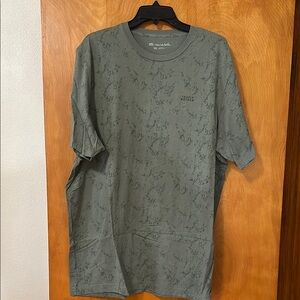 TravisMathew Men's Warmer Tides Green Cotton T-Shirt-XXL